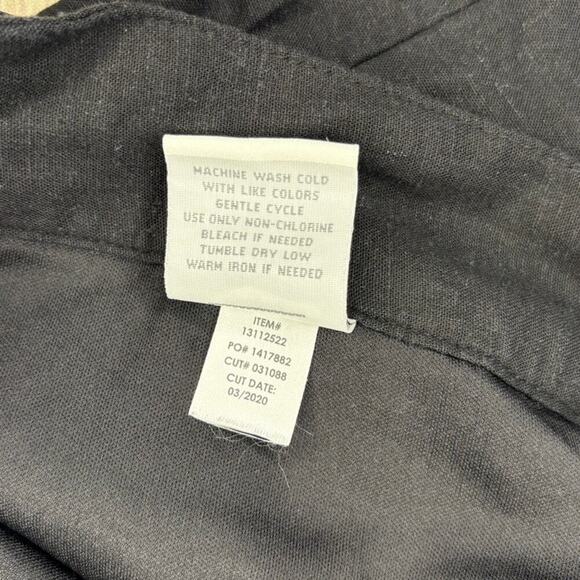 Torrid Black Linen Blend Belted Shorts Plus Sz 22 - Picture 7 of 7